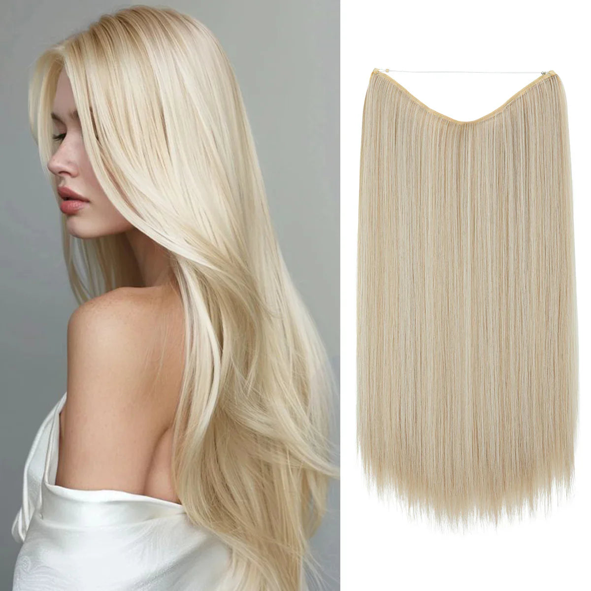 Cream Blonde Straight (16 Inch)