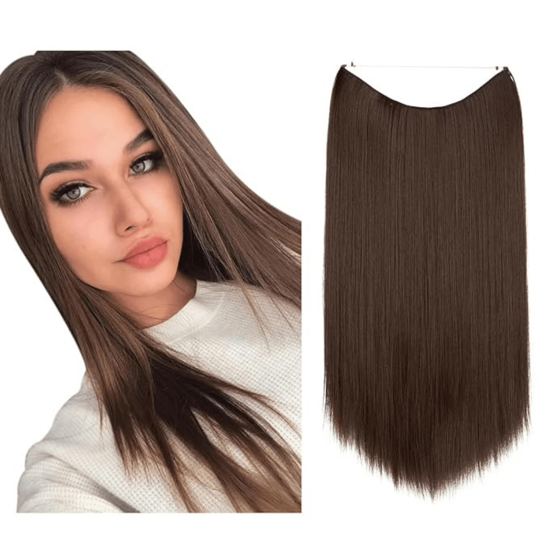 Medium Brown + 1 FREE HALO / 16 Inch