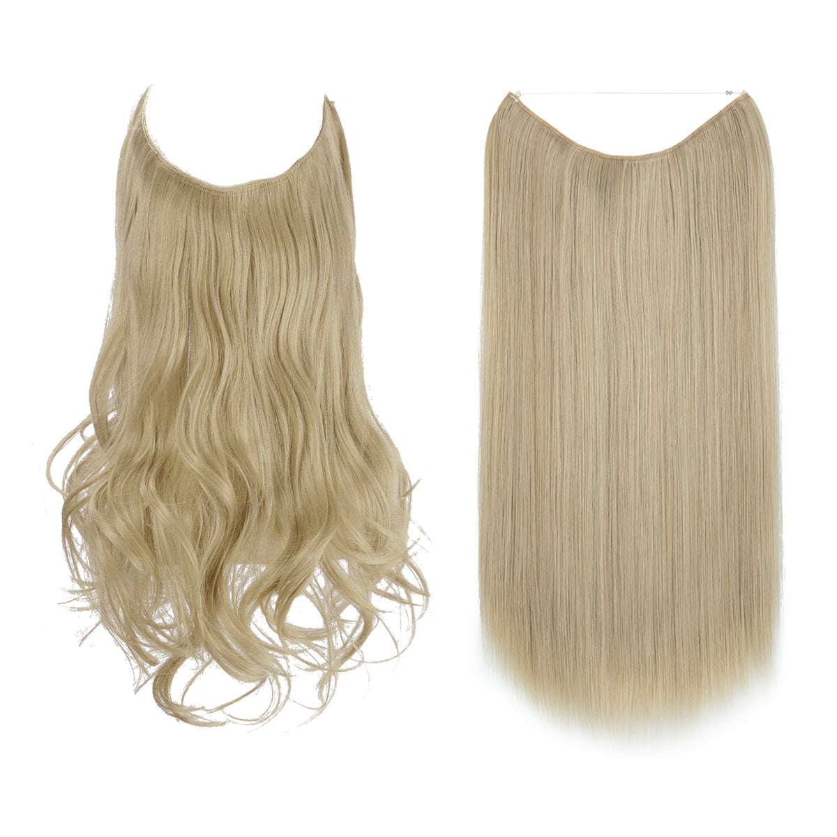 Pale Ash Blonde + 1 FREE HALO / 18 Inch